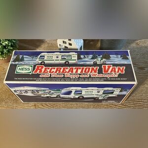 1998 Hess Recreation Van with Dune Buggy and Motorcycle.